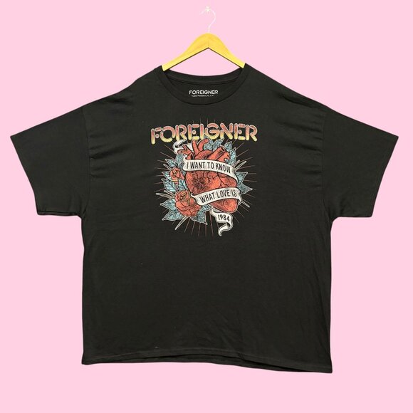 Foreigner I Want to Know What Love Is 1984 Rock Band Tee XXXL - Picture 1 of 4